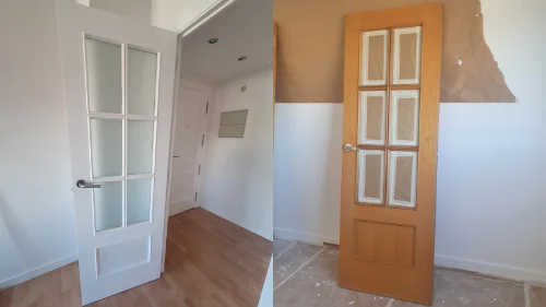 lacado de puertas en burjassot blanco