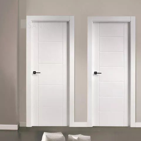 lacar puertas de blanco